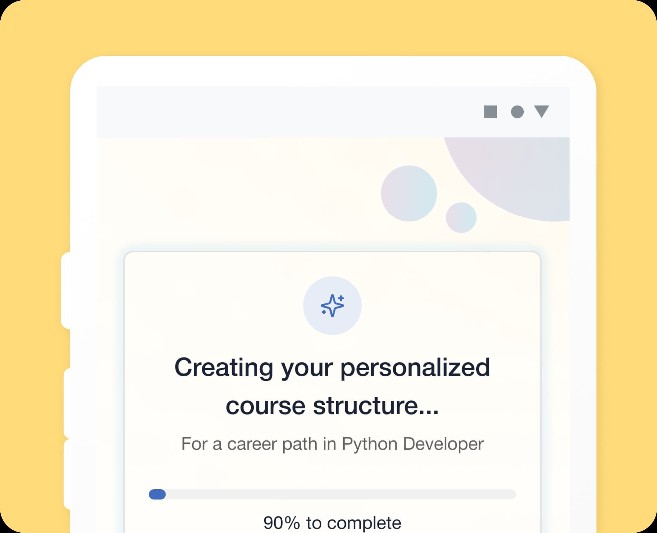 Custom Course Structuring
